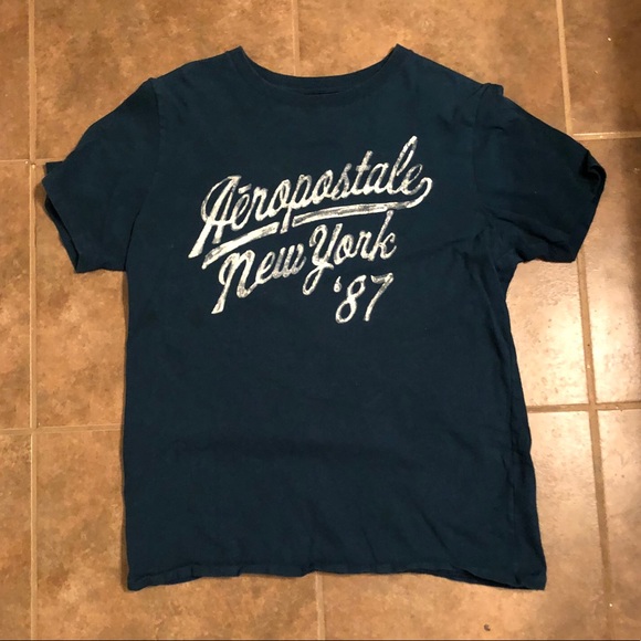 👻Men’s Aeropostale Navy Blue T-Shirt👻 - Picture 1 of 5